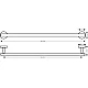Полотенцедержатель хромированный Hansgrohe Logis Universal 41716000