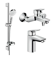 Набір змішувачів для ванни HANSGROHE Logis (71100000+71400000+26553400)