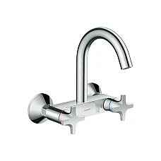 Смеситель двухвентельный для кухни со стены HANSGROHE Logis Classic 71286000