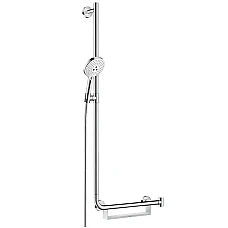 Душовий набір 120/110 см 3Jet Left White/Chrome HANSGROHE Raindance Select S 26325400