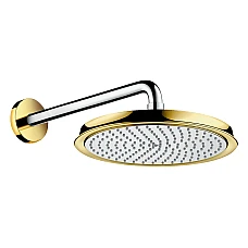 Верхній душ Chrome/Gold Optic Hansgrohe Raindance Classic AIR 240 27424090