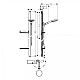 Душовий набір 120/150 см 3Jet EcoSmart 9л/хв Chrome HANSGROHE Raindance Select S 27647000