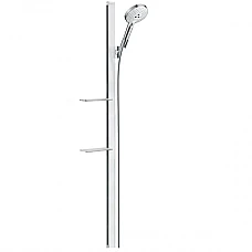 Душевой набор 120/150 см 3Jet EcoSmart 9л/мин White/Chrome HANSGROHE Raindance Select S 27647400