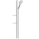 Душевой набор 120/150 см 3Jet EcoSmart 9л/мин White/Chrome HANSGROHE Raindance Select S 27647400