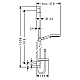 Душовий набір 3jet P PowderRain 90см HANSGROHE Raindance Select S 120 27667000