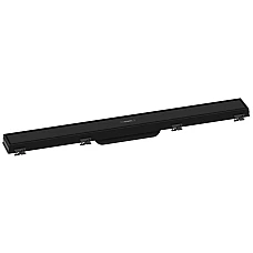Верхня частина для каналу Matt Black Hansgrohe RainDrain Match 56037670