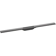 Верхняя часть для канала Brushed Black Hansgrohe RainDrain Flex 56046340