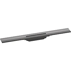 Верхня частина для каналу (пристінний) Brushed Black Hansgrohe RainDrain Flex 56050340