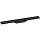 Верхня частина для каналу (пристінний) Matt Black Hansgrohe RainDrain Flex 56050670
