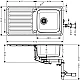 Кухонная мойка на столешницу с сифоном automatic Stainless Steel Hansgrohe S41 S4111-F400 43338800