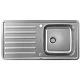Кухонная мойка на столешницу с сифоном automatic Stainless Steel Hansgrohe S41 S4111-F400 43338800