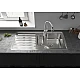 Кухонна мийка на стільницю з сифоном automatic Stainless Steel Hansgrohe S41 S4113-F540 43339800