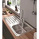 Кухонна мийка на стільницю з сифоном Stainless Steel Hansgrohe S41 S4111-F340 43340800