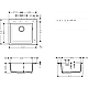 Кухонна мийка Graphiteblack Hansgrohe S510-F450 43312170
