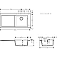 Кухонная мойка полка слева Stonegrey Hansgrohe S514-F450 43314290