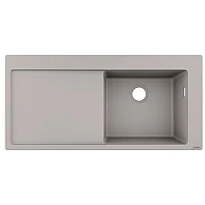 Кухонна мийка полиця з ліва Concretegrey Hansgrohe S514-F450 43314380
