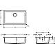 Кухонна мийка під стільницю Graphiteblack Hansgrohe S510-U660 43432170