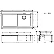 Кухонная мойка на столешницу полка слева Stainless Steel Hansgrohe S715-F450 43306800