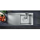 Кухонная мойка на столешницу полка слева Stainless Steel Hansgrohe S715-F450 43306800