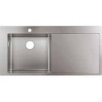 Кухонна мийка на стільницю полиця праворуч Stainless Steel Hansgrohe S716-F450 43331800