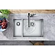 Кухонна мийка під стільницю на дві чаші Stainless Steel Hansgrohe S719-U655 43429800