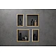 Настенная ниша с рамкой Brushed Stainless Steel Hansgrohe XtraStoris Individual MB 56098800