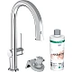 Змішувач кухонний сет з Harmony Chrome HANSGROHE Aqittura M91 FilterSystem 210 1jet pull-out Sbox 76800000