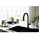 Смеситель кухонный сет из Harmony Matt Black HANSGROHE Aqittura M91 FilterSystem 210 1jet pull-out Sbox 76800670