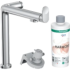 Змішувач кухонний сет з Harmony Chrome HANSGROHE Aqittura M91 FilterSystem 240 1jet 76802000