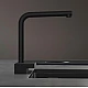 Змішувач кухонний з витяжним виливом Sbox Black Matt HANSGROHE Aquno Select M81 250 2jet 73830670