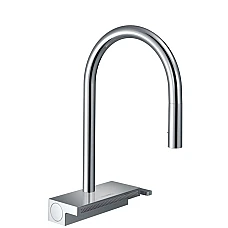Смеситель кухонный с вытяжным изливом Sbox HANSGROHE Aquno Select M81 170 3jet 73831000