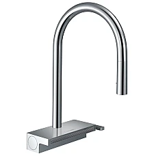Змішувач кухонний з витяжним виливом HANSGROHE Aquno Select M81 170 3jet 73837000