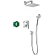 Душевой комплект 8в1 Chrome HANSGROHE Crometta E 240 Logis 27957000