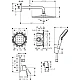 Душевой комплект 8в1 Chrome HANSGROHE Crometta S 240 1jet Focus 27958000