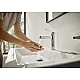 Смеситель для умывальника с донным клапаном push-open Matt Black HANSGROHE Finoris 100 76010670