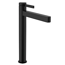 Змішувач для умивальника з донним клапаном push-open Matt Black HANSGROHE Finoris 260 76070670