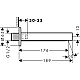 Вылив на ванную Matt White Hansgrohe Finoris 76410700