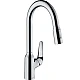 Змішувач для кухні з висувним виливом 2Jet HANSGROHE M42-H220 Sbox Chrome 71820000