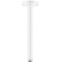 Кронштейн для верхнего душа с потолка S Matt White HANSGROHE 27389700