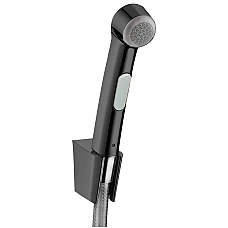 Гигиенический душ со шлангом и держателем Brushed Black Chrome HANSGROHE 32129340