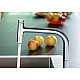 Змішувач кухонний з витяжним виливом на 2 отвори Sbox HANSGROHE Metris Select 200 73804000