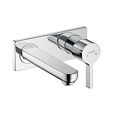 Змішувач для раковини зі стіни прихованого монтажу 165 мм HANSGROHE Metris S 31162000 хром