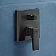 Змішувач прихованого монтажу для ванни, душу Brushed Black HANSGROHE Metropol 32545340 