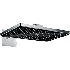 Верхний душ хромированный/черный Hansgrohe Rainmaker Select 3jet 24007600