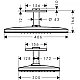 Верхній душ Hansgrohe Rainmaker Sel 460 3jet 24016400