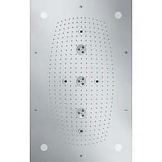 Верхний душ с подсветкой хромированный Hansgrohe Raindance Rainmaker 3jet 28418000