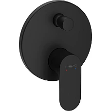 Смеситель скрытого монтажа ванна/душ верхняя часть Matt Black HANSGROHE Rebris S 72466670