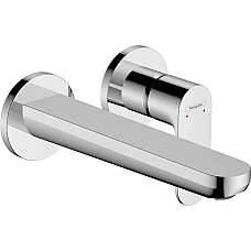 Змішувач для раковини зі стіни прихований монтаж 200 мм Chrome HANSGROHE Rebris S 72528000