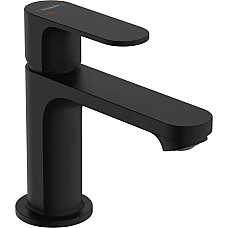 Змішувач для умивальника з д/к pop-up. Matt Black HANSGROHE Rebris S 80 Coolstart EcoSmart+ 72586670