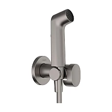 Гигиенический душ-биде 1jet S для смешанной воды HANSGROHE 29232340 Матовый черный хром